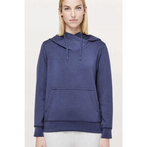 LULULEMON women’s City Sleek Hoodie in Gatsby Blue Sz 6